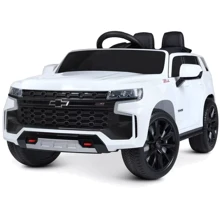 Детский электромобиль Bambi Racer Chevrolet Tahoe белый (M 4958EBLR-1): Вид джип