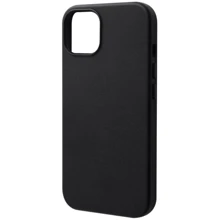 Чехол для iPhone WAVE Premium Leather Edition Case with MagSafe Black for iPhone 13 Pro: Цвет черный