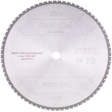 Диск пильний Metabo Steel Cut - Classic 355x25.4x72T: Виробник Metabo