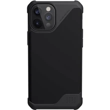 Чехол для iPhone Urban Armor Gear UAG Metropolis LT (PU) Satin Black (11236O113840) for iPhone 12 Pro Max: Цвет черный