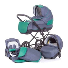 Універсальна коляска 3в1 ANEX CLASSIC C03 (jeans - green eco-leather): Тип коляски універсальна коляска (3-в-1)