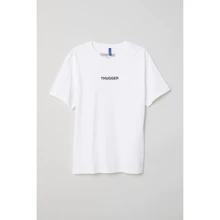 Футболка H&M 6150388 S белая: Вид Футболки