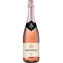 Игристое вино Les Grands Chais de France Grandial Rose Brut, розовое сухое, 0.75л 10.5% (WHS3500610053962): Объем, л 0.75