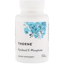 Thorne Research Pyridoxal 5'-Phosphate 180 Caps Витамин В6 (пиридоксин): Тип Витамин B