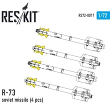 Смоляной набор RESKIT Управляемая ракета класса воздух-воздух R-73, 4 шт RS72-0017: Производитель RESKIT