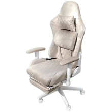 Кресло геймерское АКЛАС Харли R OT-R299H Бежевый (Бежевый): undefined undefined