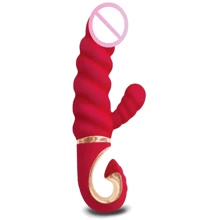 Витой вибратор с клиторальным стимулятором Gvibe Gcandy Mini Red: Для кого Для женщин