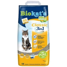 Наполнитель для кошачьего туалета Biokat's Classic 3in1 18 л комкующийся (4002064613789): Вид Глиняный
