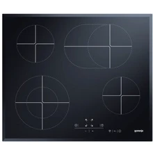 Варочная поверхность электрическая Gorenje ECT 620 AX: Расположение панели спереди