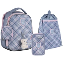 Набор Kite рюкзак + пенал + сумка для обуви 555 College Line Girl (SET_K25-555S-6): Производитель KITE