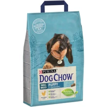 Сухий корм для цуценят дрібних порід до 1 року Dog Chow Puppy Small Breed з куркою 7.5 кг: Тип Сухий корм