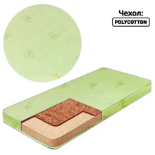 Матрас Homefort ортопедический Малютка-3 Bamboo 60х120х6 см (20125847): Тип матраса беспружинный