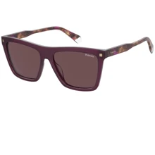 Женские солнцезащитные очки Polaroid PLD 4164/S/X квадратные (LHF56SP): Пол Женский