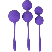 Набір із 3 ребристих вагінальних кульок Orion Sweet Smile 3 Kegel Training Balls: Для кого Для жінок