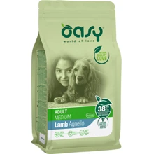 Сухой корм для собак OASY LIFESTAGE Adult Medium ягненок 12 кг (8053017349152): Тип Сухой корм