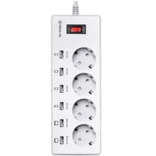 Сетевой фильтр REAL-EL RS-4F CHARGE (EL122300014): Количество розеток, шт 4
