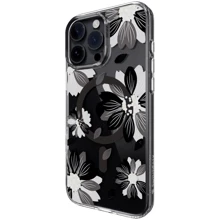 Чехол для iPhone Switcheasy Style M Pattern Shockproof Case Black Flower (SPH67P275BF24) for iPhone 16 Pro Max: Цвет рисунок