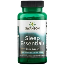 Swanson Sleep Essentials Витамины для сна 60 веганских капсул: Форма выпуска Капсулы