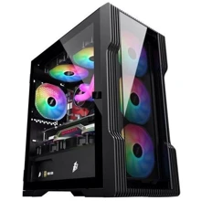 Корпус 1stPlayer T3-G-4F1-BK Black: Форм-фактор материнской платы MicroATX/Mini-ITX
