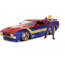 Машинка металлическая Jada Marvel Ford Mustang Мах (1973) c фигуркой Капитан Марвел, масштаб 1:24 (253225009): Тип Готовая модель