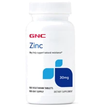 GNC Zinc 30 Цинк 100 таблеток: Тип Цинк