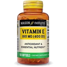 Mason Natural Vitamin E 400 UI Вітамін Е 100 м'яких капсул: Тип Витамин E