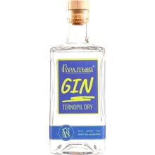 Джин Біла Гуральня Ternopil dry 45% 0.7 л (4820273780135): Объем, л 0.7