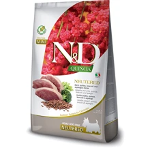 Сухой корм Farmina N&D Quinoa Duck, Brocooli & Asparagus Neutered для взрослых стерилизованных собак мелких пород, утка, киноа, брокколи и спаржа 2.5 кг 38630 (X/04/192): Тип Сухой корм