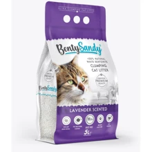 Наполнитель для кошачьего туалета Benty Sandy Lavender Scented Цветные гранулы 5 л/4.35 кг (BS-5003): Вид Глиняный