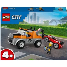 Конструктор LEGO City Эвакуатор и ремонт спортивных автомобилей (60435): Серия City