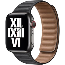 Аксесуар для Watch Apple Leather Link Black Size S / M (MY9A2) for Apple Watch 38 / 40mm: Виробник Apple