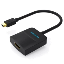 Кабель и переходник Vention mini DisplayPort - HDMI (M/F), 0.15 м, Black (HBCBB): Тип адаптер