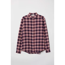 Сорочка H & M 6340338 50 червона з довгим рукавом: Длина рукава Довгий
