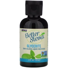 NOW Foods BetterStevia Liquid, Glycerite 59 ml /375 servings/: Форма випуску рідина
