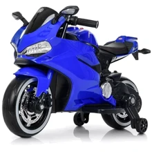 Детский электромотоцикл Bambi Racer Ducati синий (M 4104EL-4): Вид мотоцикл