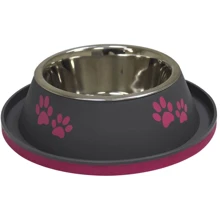 Миска Croci No Spill з бортиком від мурах сіра 0.4 л 20 см (C6059579): Тип Миски