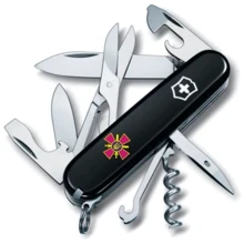 Мультитул Victorinox Climber Army 91мм/14функций/черный /Эмблема СВ ВСУ (1.3703.3_W0020u): Тип мини-мультитул