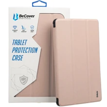 Аксессуар для iPad BeCover Case Book Soft TPU with Pencil mount Pink (707536) for iPad 10.2" (2019-2021): Цвет розовый