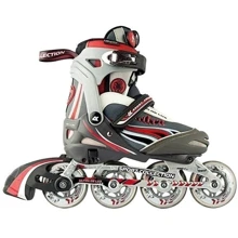 Роликовые коньки СК ULTRA DELUXE BORDO р.37-40: Расположение колес in-line