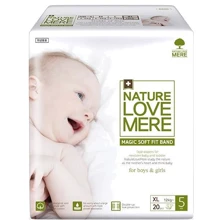 Підгузки дитячі Nature Love Mere MAGIC SOFT FIT BAND, розмір XL: Тип Підгузки