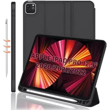 Аксессуар для iPad BeCover Tri Fold Soft TPU with Pencil mount Black for iPad Pro 12.9 (2020-2022) (711115): Цвет черный