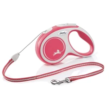 Поводок-рулетка Flexi New Comfort Cord размер S 5 м до 12 кг красный (2823): Тип шнура Трос