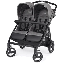 Прогулочная коляска Peg-Perego Book for Two Quarz для двойни серая (IP05280000GL53): Тип коляски Коляска для двойни