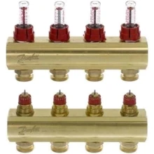 Коллектор теплого пола Danfoss FHF-4F c ротаметрами (088U0524): Производитель Danfoss