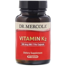 Dr. Mercola Vitamin K2, 180 mcg, 30 Capsules (MCL-01194): Тип Витамин K