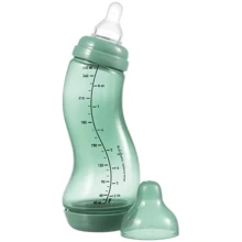 Антиколиковая бутылочка для кормления Difrax S-bottle Natural Trend с силиконовой соской 250 мл Sage (706T Sage): Материал полипропилен