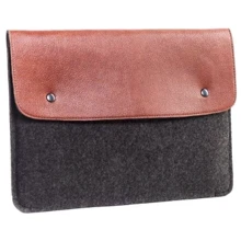 Gmakin Cover Envelope Brown/Black (GM03) for MacBook 13-14": Цвет коричневый (Brown)