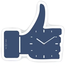Настінний годинник NeXtime Thumbs Up! сині 23х20 см (3072BL-SD-30): Виробник NeXtime