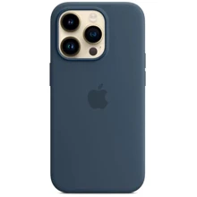 Чехол для iPhone TPU Silicone Case Storm Blue for iPhone 14 Pro Max: Цвет синий