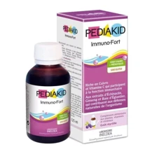 Pediakid Immuno-Fort Сироп для поддержки иммунитета со вкусом голубики 125 мл: Форма выпуска Жидкость